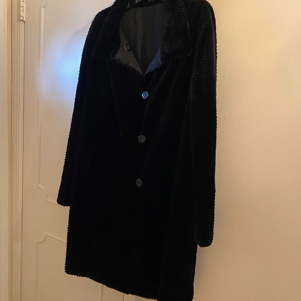 Like New Louis Feraud Sheared Mink Coat